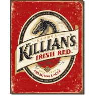 Placa metalica - Killian's Beer Logo - 30x40 cm