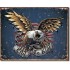 Placa metalica - Live to Ride - 30x40 cm