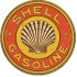 Placa metalica - Shell Gasoline 1920 - Ø30cm
