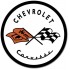 Placa metalica - Chevrolet Corvette - Ø30cm
