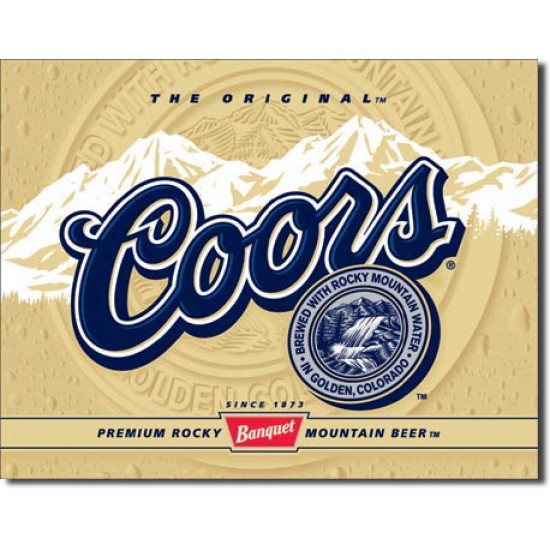 Placa metalica - Coors Beer - 30x40 cm Placa metalica - Coors Beer - 30x40 cm