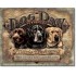 Placa metalica - Dog Day - 30x40 cm