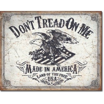 Placa metalica - Land of the Free - 30x40 cm Placa metalica - Land of the Free - 30x40 cm
