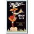 Placa metalica - Miller Beer - High Life - 30x40 cm