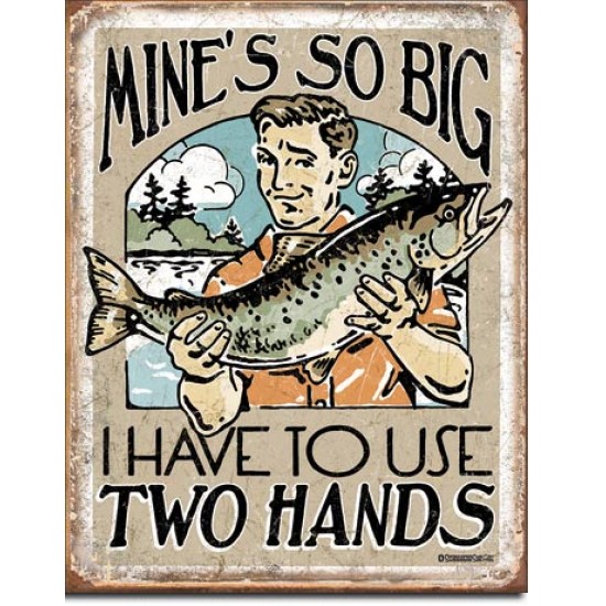 Placa metalica - Mine's so Big - 30x40 cm Placa metalica - Mine's so Big - 30x40 cm