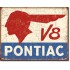 Placa metalica - Pontiac - 30x40 cm
