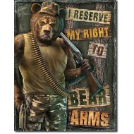 Placa metalica - Right to Bear Arms - 30x40 cm Placa metalica - Right to Bear Arms - 30x40 cm