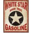 Placa metalica - White Star Gasoline - 30x40 cm