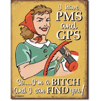 Placa metalica - I Can Find You - 30x40 cm