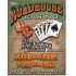 Placa metalica - Roadhouse Bar & Casino - 30x40 cm