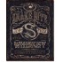 Placa metalica - Snake Bite Whiskey - 30x40 cm