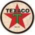 Placa metalica - Texaco - Ø30cm