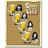 Placa metalica - Story of my Life - 30x40 cm
