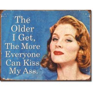 Placa metalica - Older I Get - 30x40 cm Placa metalica - Older I Get - 30x40 cm
