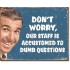 Placa metalica - Stupid Questions - 30x40 cm