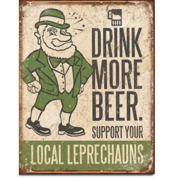 Placa metalica - Drink More Beer - 30x40 cm Placa metalica - Drink More Beer - 30x40 cm