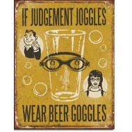 Placa metalica - If Judgement Joggles - 30x40 cm