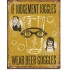 Placa metalica - If Judgement Joggles - 30x40 cm