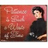 Placa metalica - Patience - Waste of Time - 30x40 cm