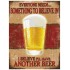 Placa metalica - Another beer - 30x40 cm