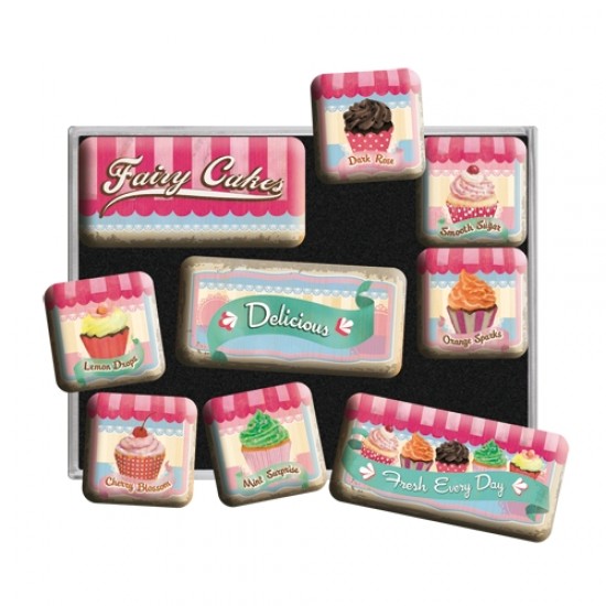 Set magneti - Fairy Cakes