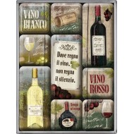 Set magneti - Vino Rosso - Bianco