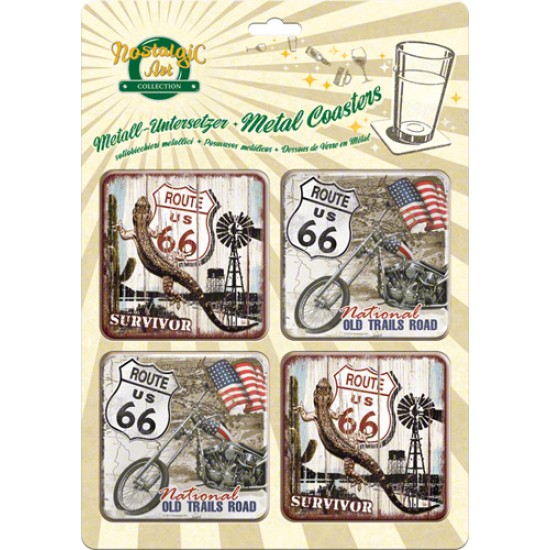 Suporturi pahare metalice - Route 66 Survivor Suporturi pahare metalice - Route 66 Survivor