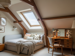 Dormitor la Mansardă: Amenajări Interioare cu Stil și Caracter