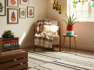 Idei de amenajări interioare cu bani puțini care funcționează