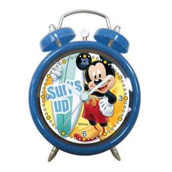 Ceas desteptator Mickey Mouse - albastru