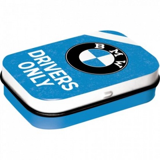 Cutie metalica cu bomboane - BMW Drivers Only Blue