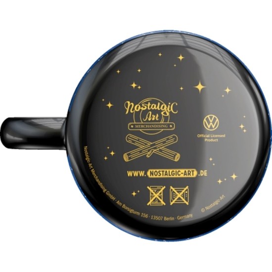 Cana metalica emailata VW Bulli Let s Camp Away Night Cana metalica emailata VW Bulli Let s Camp Away Night