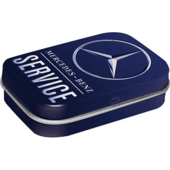 Cutie metalica de buzunar Mercedes Benz Service Blue Cutie metalica de buzunar Mercedes Benz Service Blue