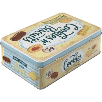 Cutie metalica plata Cookies  n  Biscuits