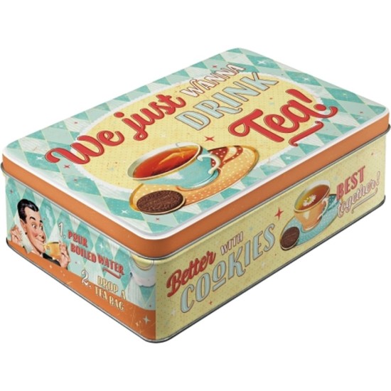 Cutie metalica plata Tea Cookies Together Cutie metalica plata Tea Cookies Together