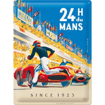 Placa decor 30x40 24h Le Mans Racing Poster Blue