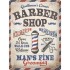 Placa decor 30x40 Barber Shop