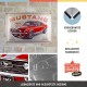 Placa decor metalica 40x60 Ford Mustang - GT 1967 Red