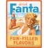 Placa metalica 30X40 Fanta - Beach Girl