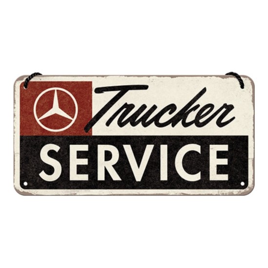 Placa metalica cu snur 10x20 Daimler Truck - Trucker Service Placa metalica cu snur 10x20 Daimler Truck - Trucker Service
