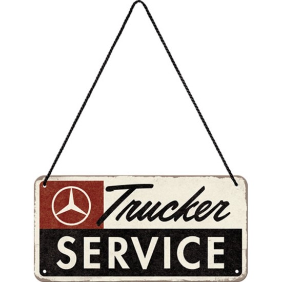 Placa metalica cu snur 10x20 Daimler Truck - Trucker Service Placa metalica cu snur 10x20 Daimler Truck - Trucker Service