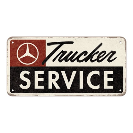 Placa metalica cu snur 10x20 Daimler Truck - Trucker Service Placa metalica cu snur 10x20 Daimler Truck - Trucker Service