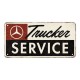 Placa metalica cu snur 10x20 Daimler Truck - Trucker Service Placa metalica cu snur 10x20 Daimler Truck - Trucker Service