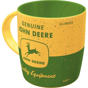 Cana ceramica John Deere Yellow Green 330ml Cana ceramica John Deere Yellow Green 330ml