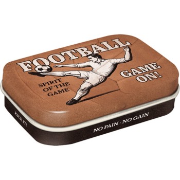 Cutie metalica de buzunar Football