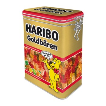 Cutie metalica etansa HARIBO - Goldbaren-Packung Cutie metalica etansa HARIBO - Goldbaren-Packung