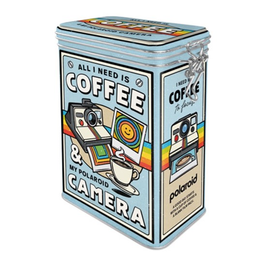 Cutie metalica etansa Polaroid - Coffee Camera Cutie metalica etansa Polaroid - Coffee Camera