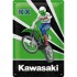 Placa metalica 20x30 Kawasaki KX Motocross