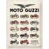 Placa metalica 30x40 Moto Guzzi - Model Chart