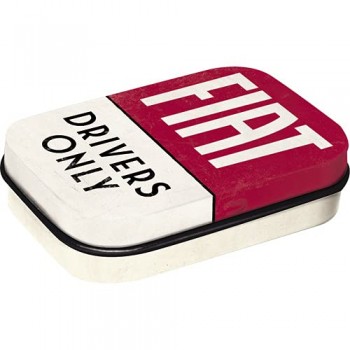 Cutie metalica cu bomboane Fiat - Drivers Only Cutie metalica cu bomboane Fiat - Drivers Only